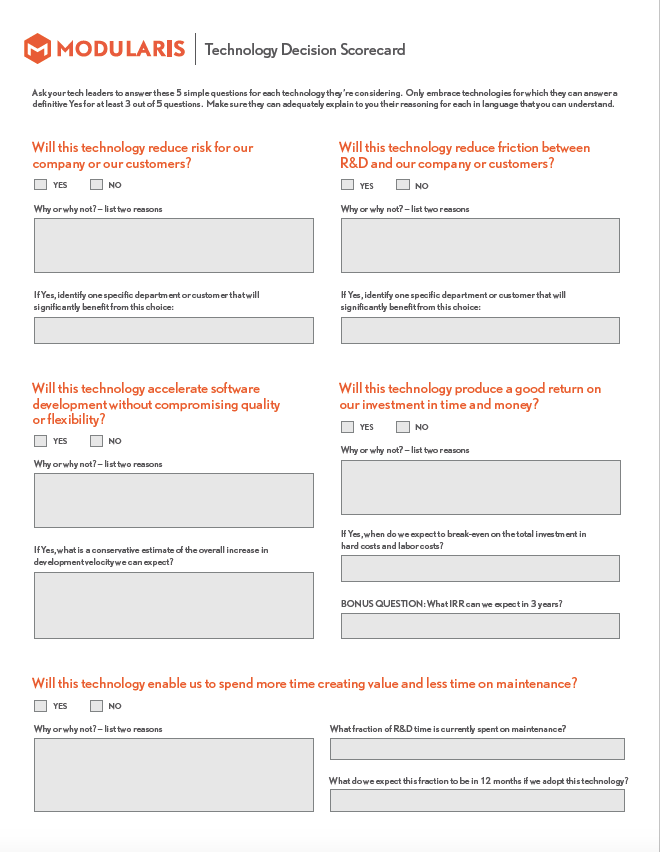 Tech Decision Scorecard Thumbnail
